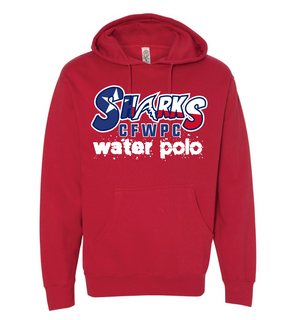Cypress Fairbanks 2022 Unisex "SHARKS" Red Hooded Sweatshirt S&S