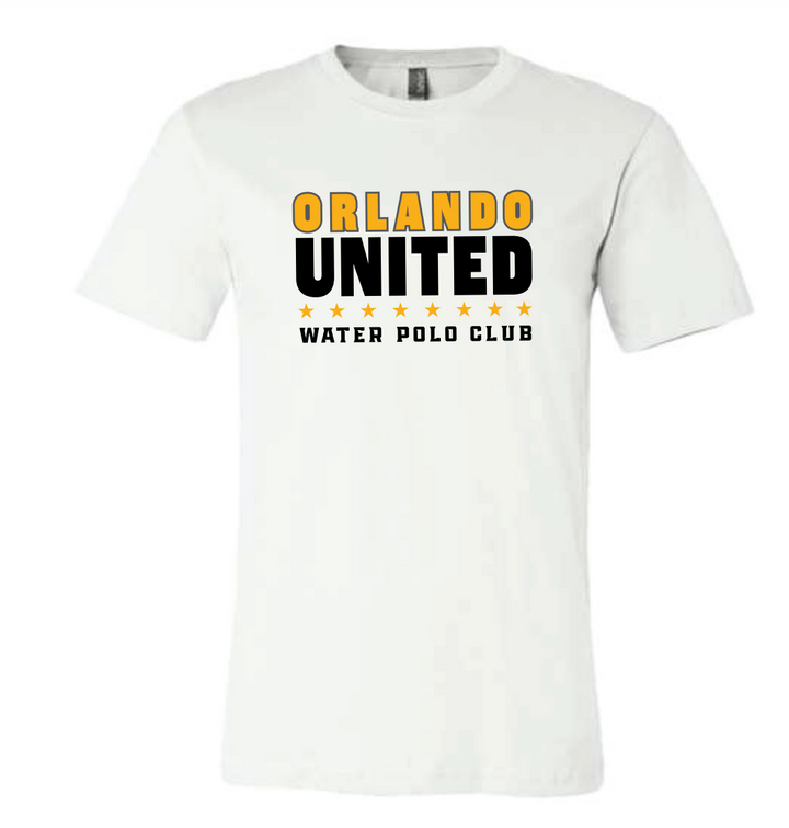 Orlando United 2022 Water Polo Club Unisex White Tee San Mar
