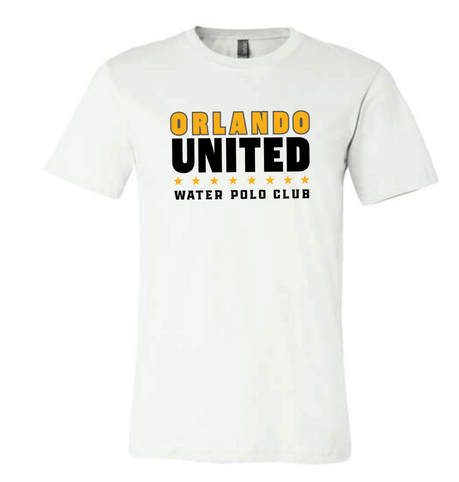 Orlando United 2022 Water Polo Club Unisex White Tee