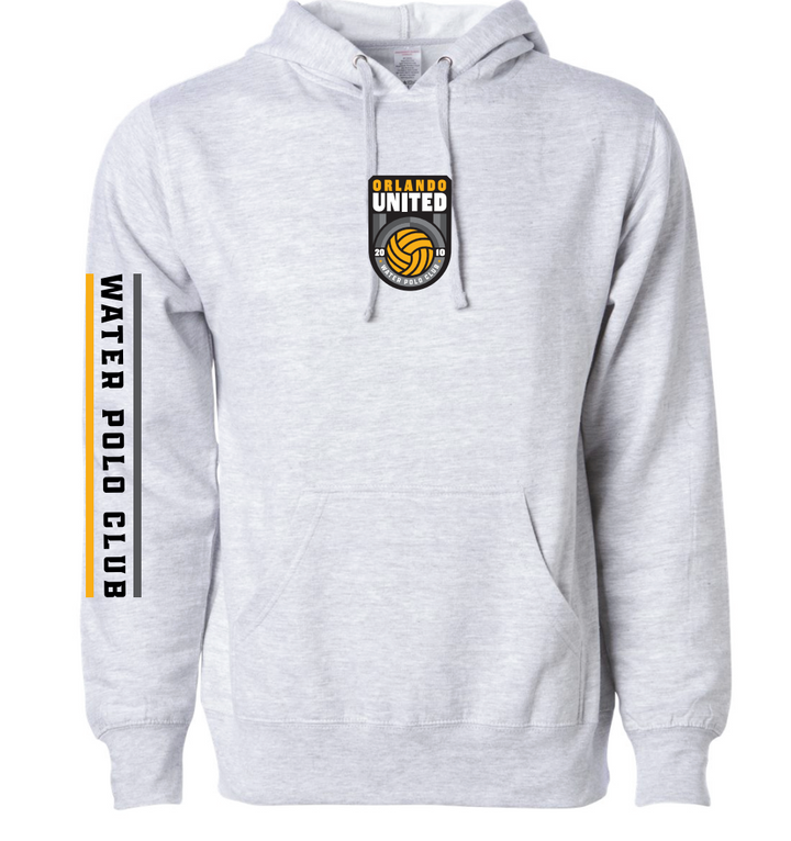 Orlando United 2022 Water Polo Club Unisex Light Grey Hooded Sweatshirt RYTE Sport