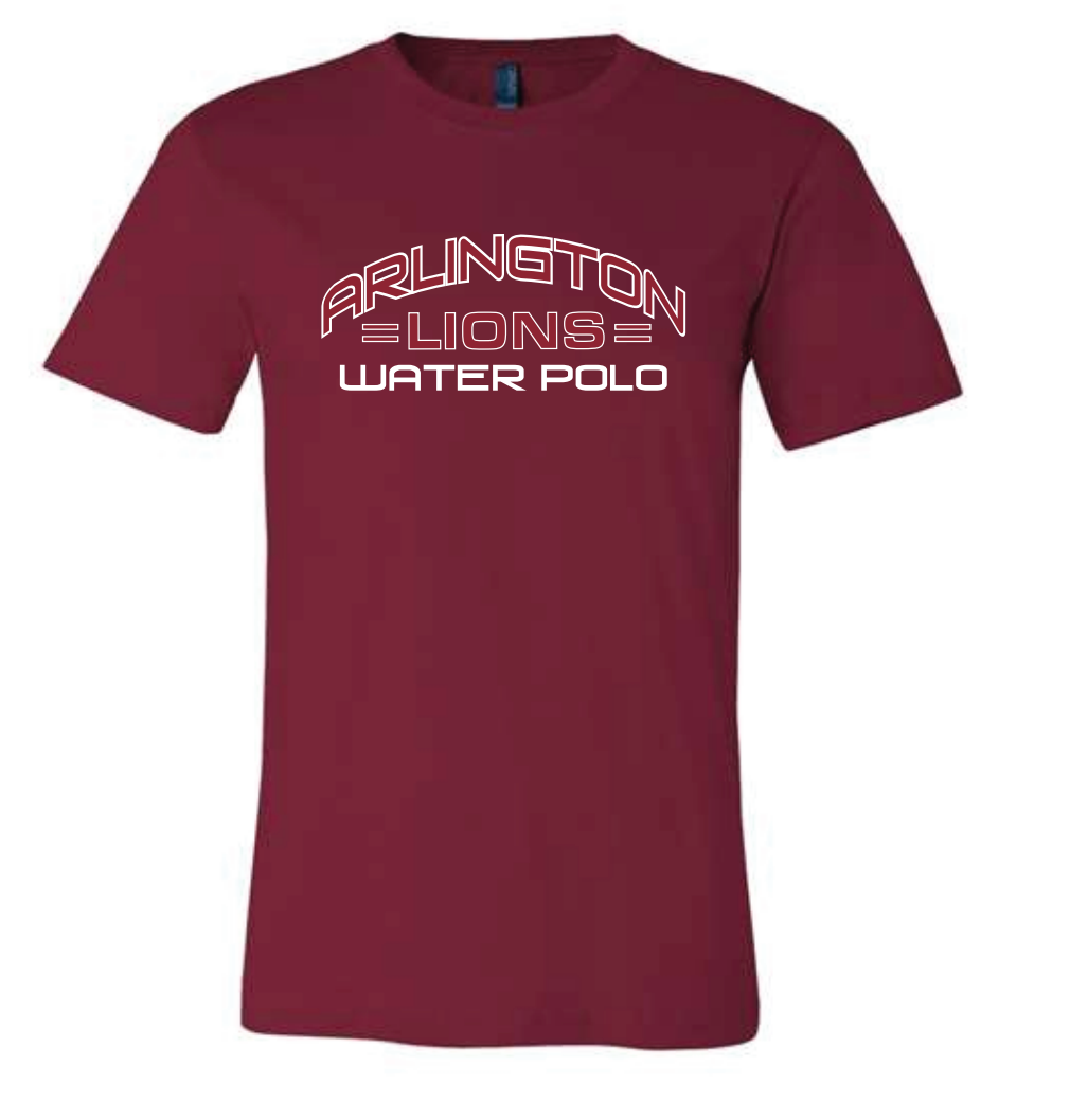 Arlington 2022 Water Polo Maroon Tee Shirt