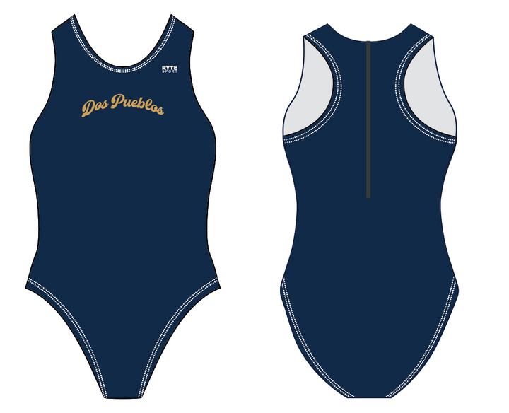 Dos Pueblos Solid 2022 Women's Water Polo Suit RYTE Sport