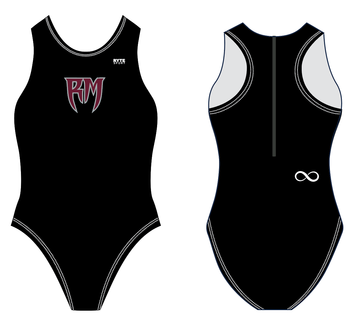 Rancho Mirage High School 2023 Women's Water Polo Suit RYTE Sport