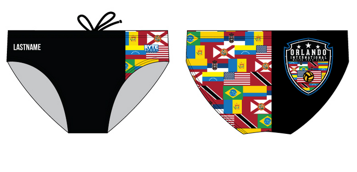 Orlando International Water Polo Club 2019 Custom Men's Water Polo Brief - Personalized RYTE Sport