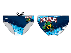 SA Water Polo Club - SHELLBACKS 2019 Blue Custom Men's Water Polo Brief RYTE Sport