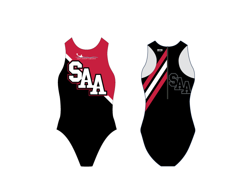 St. Andrew's Aquatics Custom Girls Water Polo Suit T6