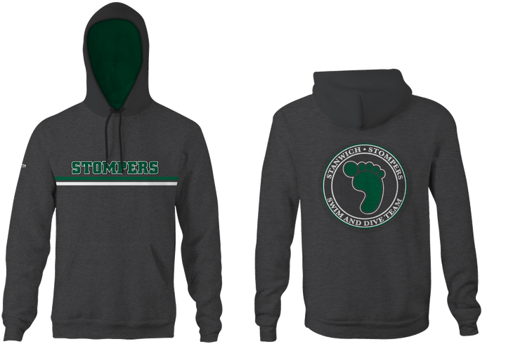Stanwich Stompers Swim & Dive Team Custom Unisex Adult Hooded Sweatshirt RYTE Sport