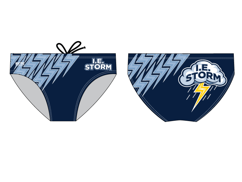 IE Storm Water Polo Club Custom Men's Water Polo Brief