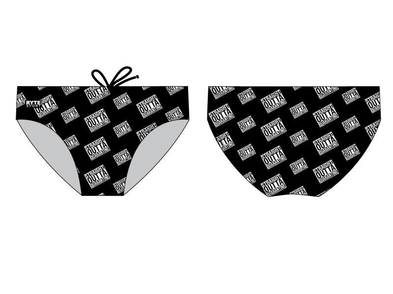 Straight Outta Multi Logo Quarantine Brief RYTE Sport