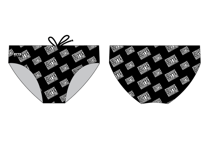 Straight Outta Multi Logo Quarantine Brief RYTE Sport