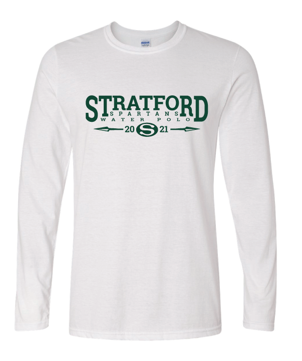 Stratford 2020 Custom White Unisex Jersey Long Sleeve Tee RYTE Sport