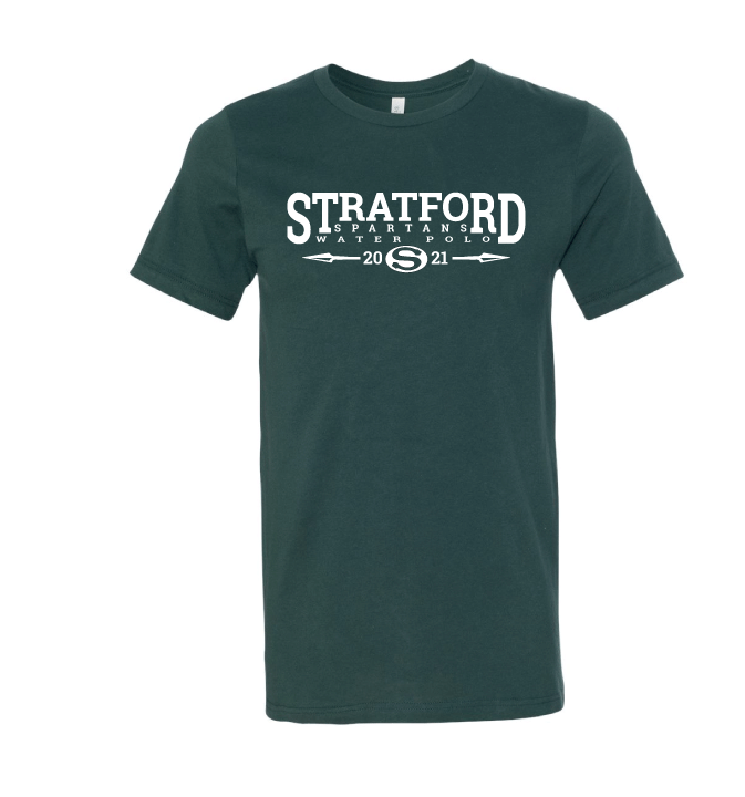 Stratford Water Polo Cotton Unisex T-Shirt - Forest RYTE Sport