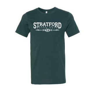 Stratford Water Polo Cotton Unisex T-Shirt - Forest