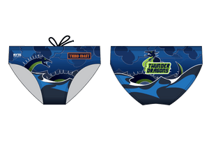 Third Coast Aquatics Blue Custom Men's Swim & Water Polo Brief RYTE Sport