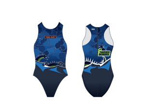 Third Coast Aquatics Blue Custom Women's Water Polo Suit