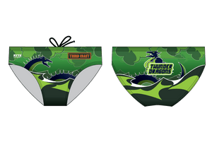 Third Coast Aquatics Green Custom Men's Swim & Water Polo Brief RYTE Sport
