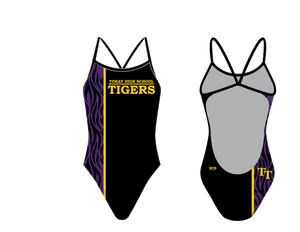 Tokay High School Women’s Open Back Thin Strap Swimsuit 2019 T6