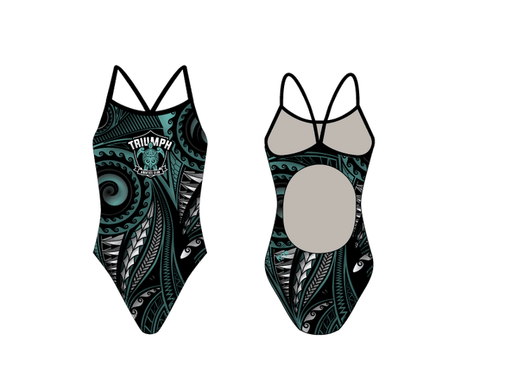 Triumph Aquatics Club Custom Women’s Active Back Thin Strap Swimsuit RYTE Sport