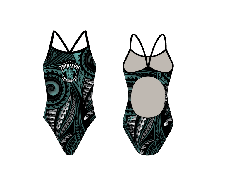 Triumph Aquatics Club Custom Women’s Active Back Thin Strap Swimsuit