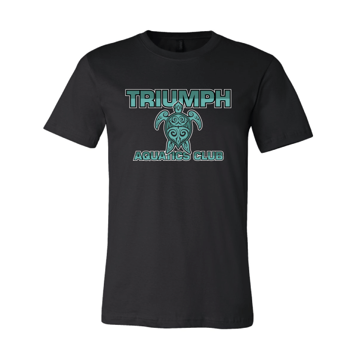 Triumph Aquatics Club Custom Black Cotton Unisex T-Shirt RYTE Sport