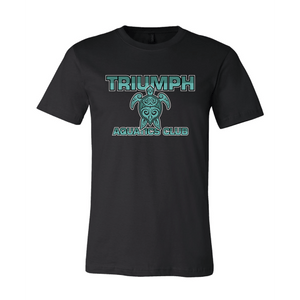 Triumph Aquatics Club Custom Black Cotton Unisex T-Shirt RYTE Sport