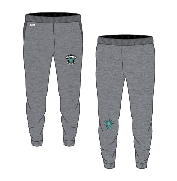Triumph Aquatics Club Gray Custom Adult Unisex Heathered Jogger Sweatpants RYTE Sport
