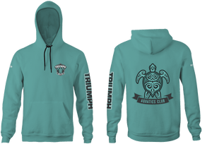 Triumph Aquatics Club Custom Vintage Heathered Unisex Adult Hooded Sweatshirt RYTE Sport