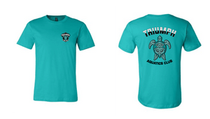 Triumph Aquatics Club Custom Teal Cotton Unisex T-Shirt RYTE Sport