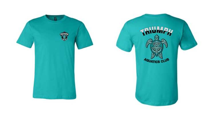 Triumph Aquatics Club Custom Teal Cotton Unisex T-Shirt RYTE Sport