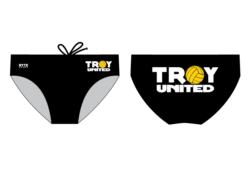 Troy United Water Polo 2019 Custom Men's Water Polo Brief RYTE Sport