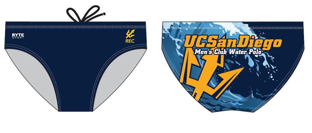 UCSD Club Water Polo Custom Men's Water Polo Brief