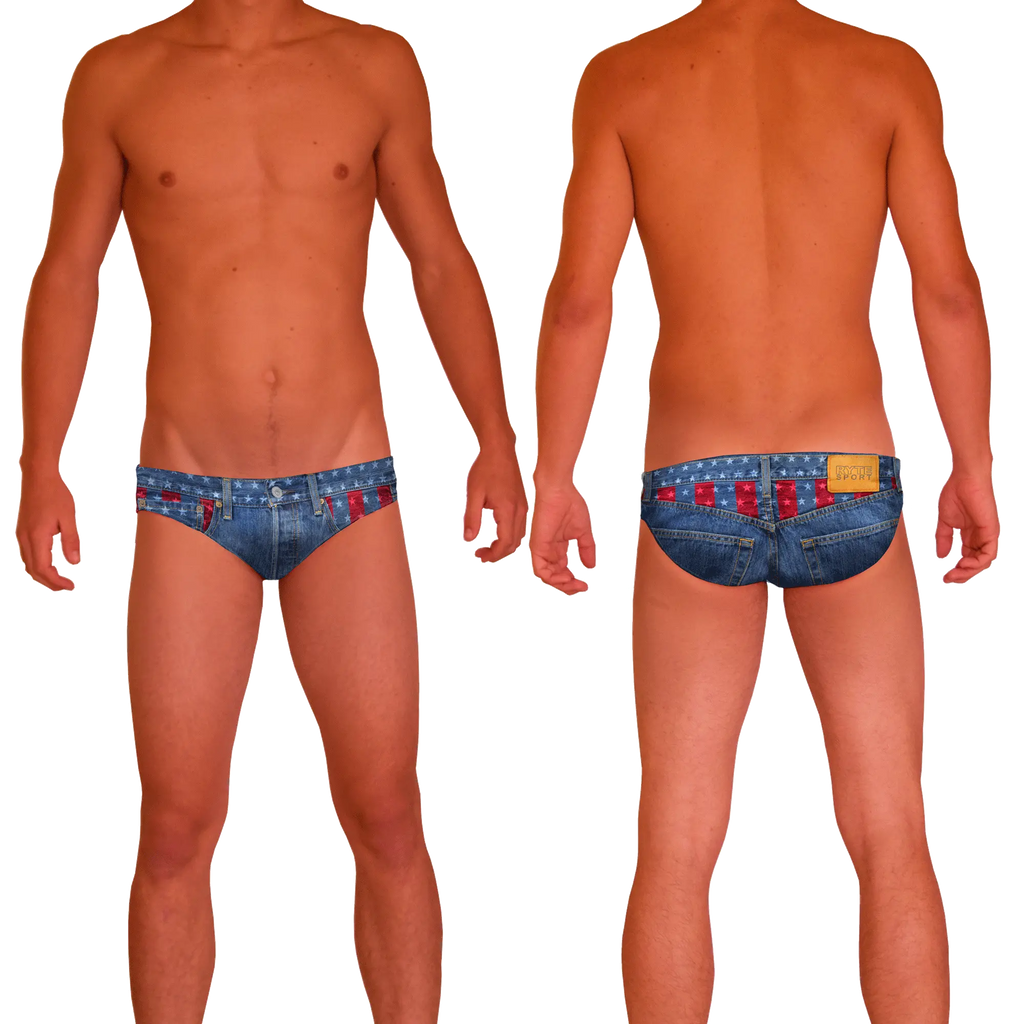 Denim short speedo clearance
