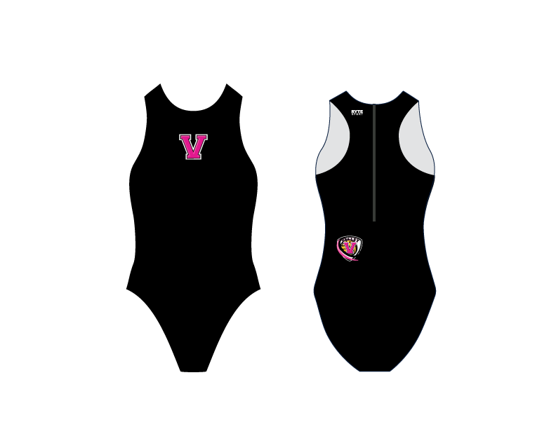 Valley High School Water Polo 2019 Custom Women's Water Polo Suit T6