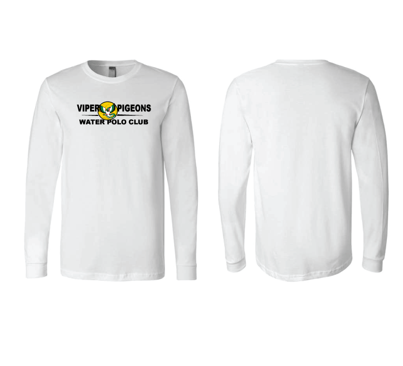 CUSTOM Viper Pigeon Long Sleeve White Unisex T-Shirt