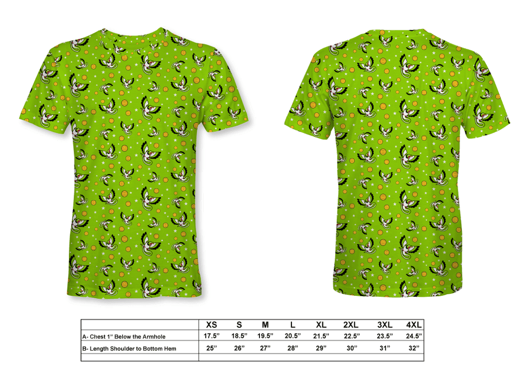 Viper Pigeons Water Polo Club Green Custom Men's T-Shirt - Personalized