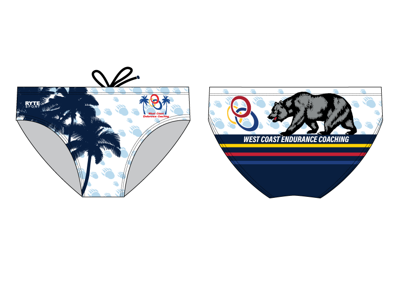 WCEC Endurance Team 2019 Custom Men's Swim Brief RYTE Sport