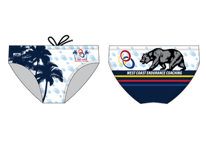 WCEC Endurance Team 2019 Custom Men's Swim Brief RYTE Sport