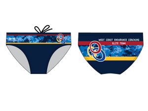 WCEC Elite Endurance Team 2019 Blue Custom Men's Swim Brief RYTE Sport