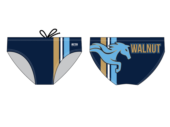 CUSTOM Walnut High School Men's Water Polo Brief - Personalized RYTE Sport