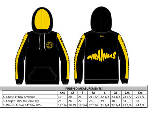 Waverly Piranhas Swim Club Adult Unisex Hooded Sweatshirt RYTE