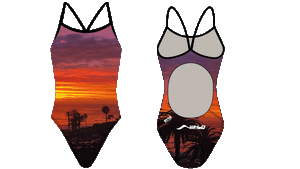 West Hollywood Aquatics 2020 Custom Women’s Active Back Thin Strap Swimsuit