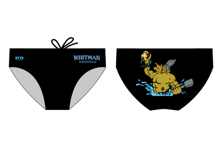 Whitman High School Water Polo Custom Brief RYTE Sport