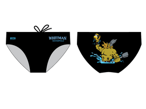 Whitman High School Water Polo Custom Brief