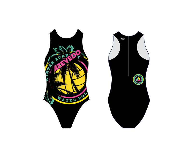 Azevedo Winter Academy Athlete Custom Women's Water Polo Suit RYTE Sport