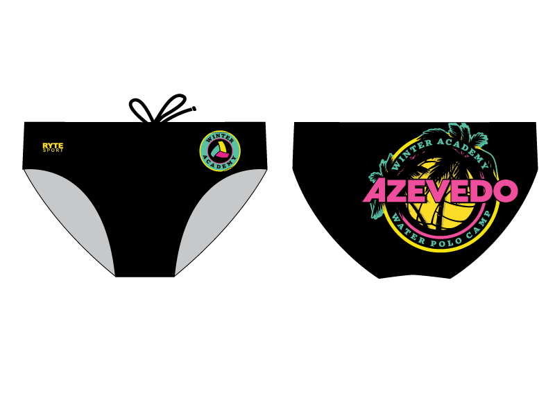 Azevedo Winter Academy Athlete Custom Men's Water Polo Brief RYTE Sport