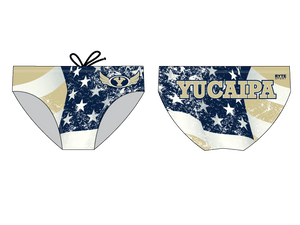 Yucaipa High School Swim 2019 Custom Men's Swim Brief - Personalized T6 - BD