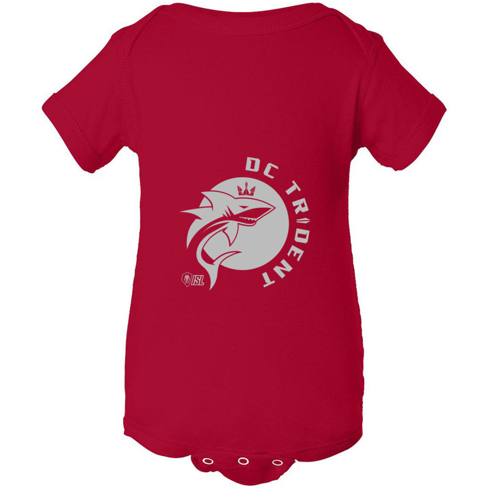DC Trident - Red Infant Fine Jersey Bodysuit