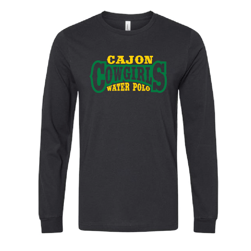 Cajon Long Sleeve Unisex tee - Black RYTE Sport