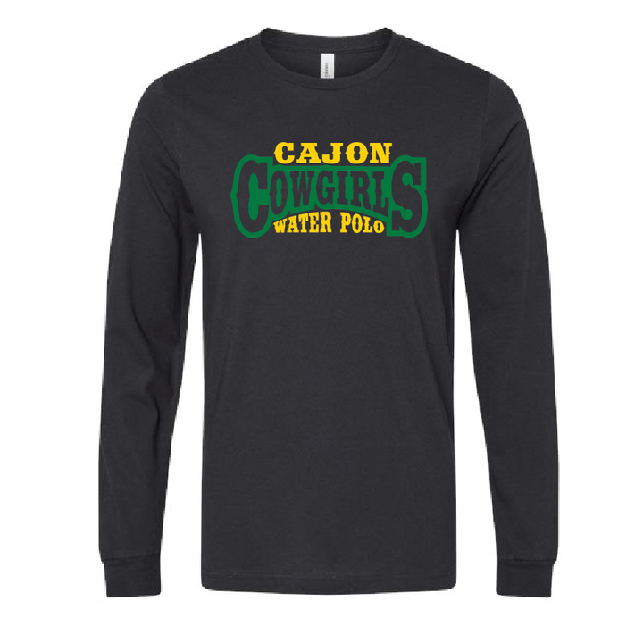 Cajon Long Sleeve Unisex tee - Black RYTE Sport