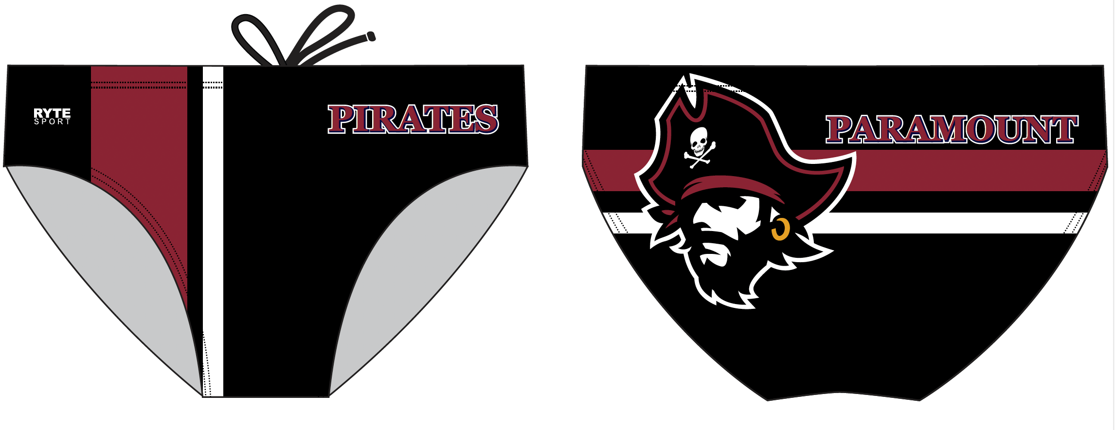 Paramount High School Swim Briefs 2023 RYTE Sport